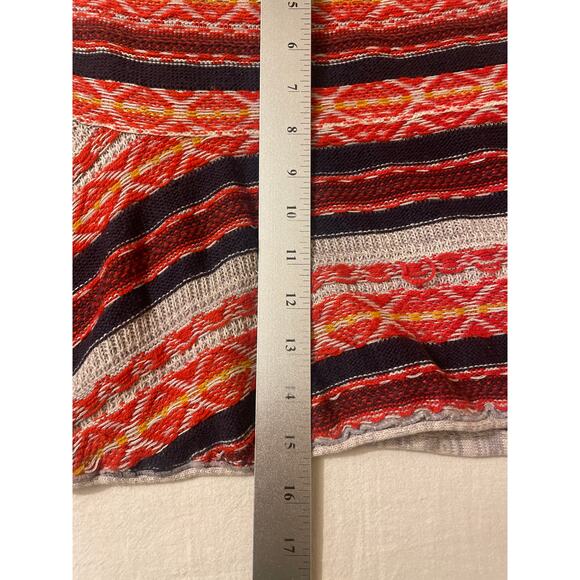 Free People Womens Size Small Sweater Knit Skirt Striped Casual - Picture 7 of 9